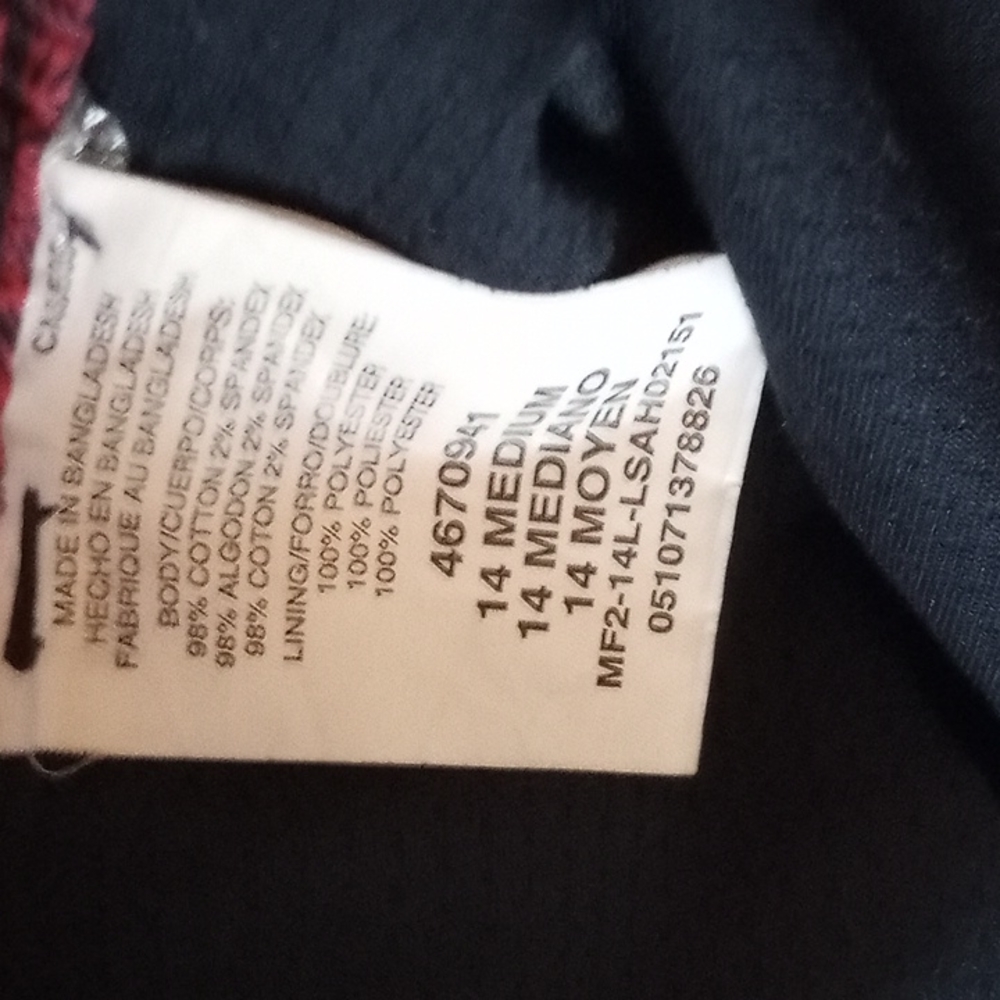 14 Lee dark blue stretch Skort - Picture 3 of 3